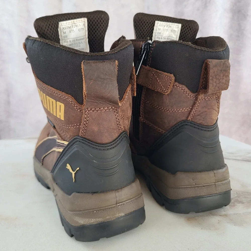 Puma Safety Conquest CTX High Waterproof Boots Men's Size 12 Composite Toe